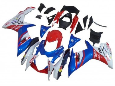 2011-2024 Blue White Red Motul Suzuki GSXR 600 / GSXR 750 Motorcycle Fairings Australia