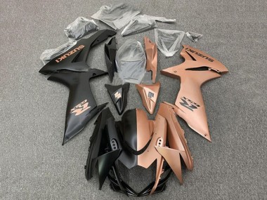 2011-2024 Matte Black Copper Brown Split Suzuki GSXR 600 / GSXR 750 Motorcycle Fairings Australia