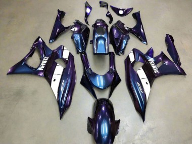 2021-2024 Chameleon Blue Purple White Yamaha YZF R7 Motorcycle Fairings Australia