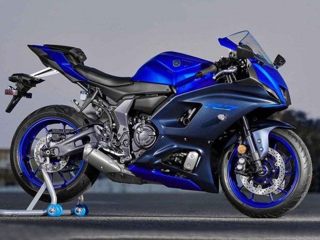 2021-2024 Blue Matte Blue Yamaha YZF R7 Motorcycle Fairings Australia