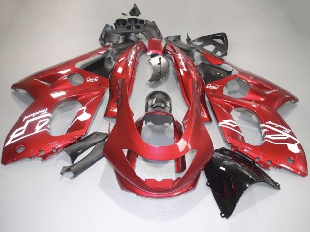 1996-2007 Red White Yamaha YZF600R Thundercat Motorcycle Fairings Australia