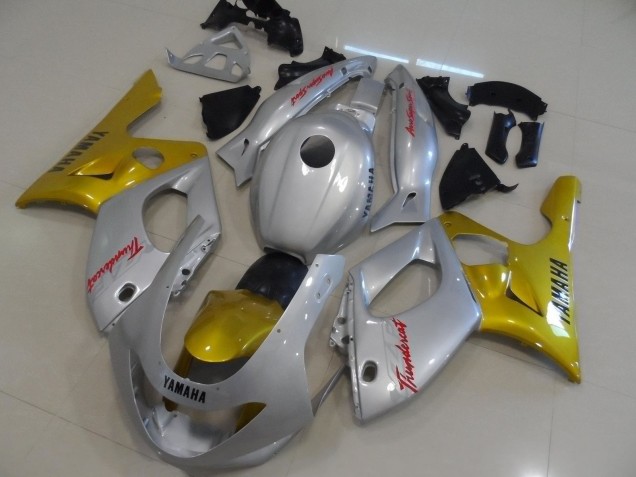1996-2007 Silver Gold Yamaha YZF600R Thundercat Motorcycle Fairings Australia