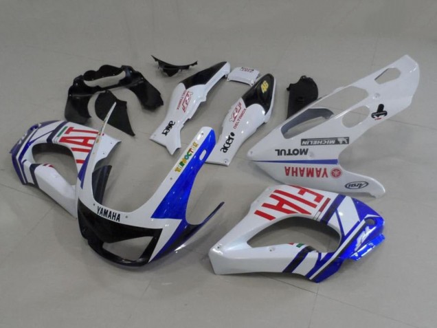 1997-2007 White Blue Red Fiat Yamaha YZF 1000R Thunderace Motorcycle Fairings Australia