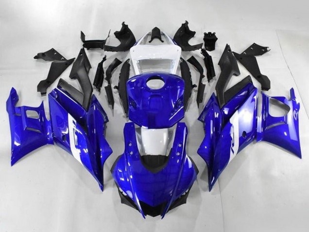 2019-2021 White Blue Matte Black Yamaha YZF R3/R25 Motorcycle Fairings Australia