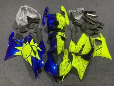 2019-2021 Yellow Blue Yamaha YZF R3/R25 Motorcycle Fairings Australia