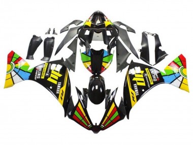 2009-2011 Glossy Black HP Color Wheel Yamaha YZF 1000 R1 Motorcycle Fairings Australia