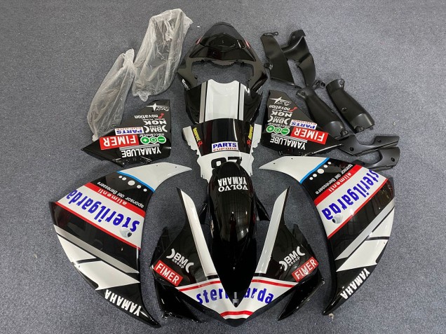 2009-2011 White Black Red Sterilgarda Racing Yamaha YZF 1000 R1 Motorcycle Fairings Australia