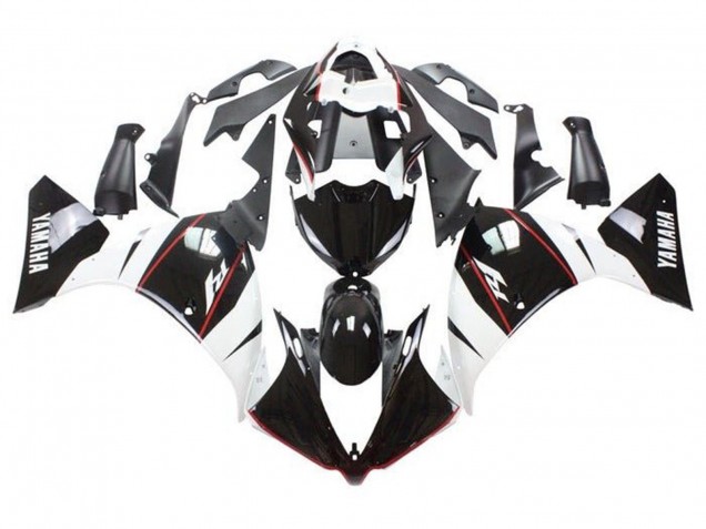 2009-2011 White Black Red Stripe Yamaha YZF 1000 R1 Motorcycle Fairings Australia