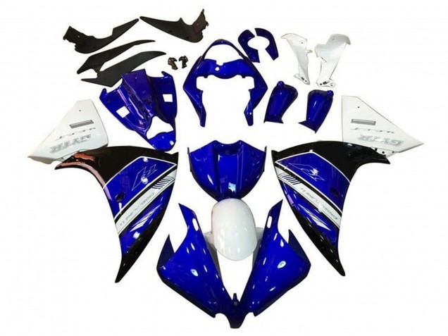 2009-2011 White Blue Black GYTR Yamaha YZF 1000 R1 Motorcycle Fairings Australia