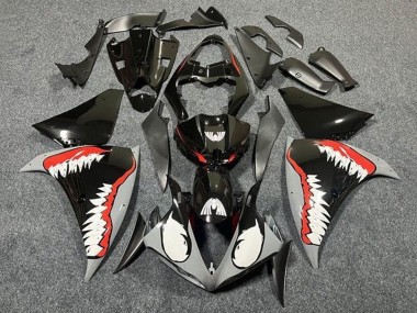 2009-2011 Grey Black Red White Shark Yamaha YZF 1000 R1 Motorcycle Fairings Australia