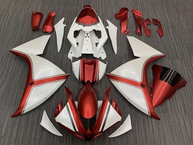 2009-2011 White Red Yamaha YZF 1000 R1 Motorcycle Fairing Australia