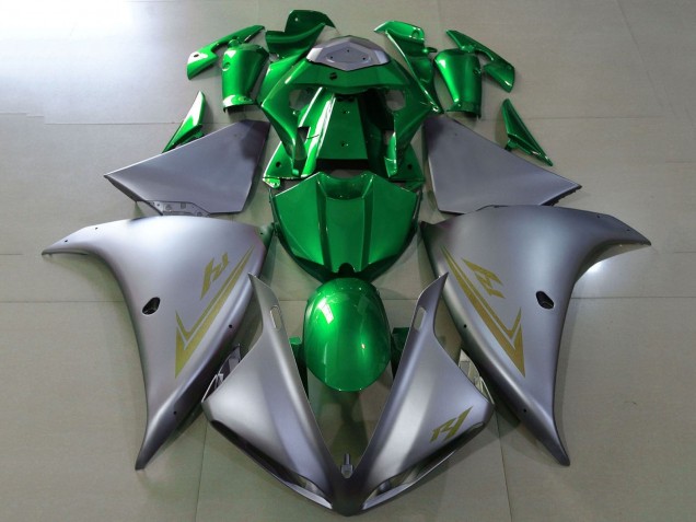 2009-2011 Silver Green Yamaha YZF 1000 R1 Motorcycle Fairings Australia