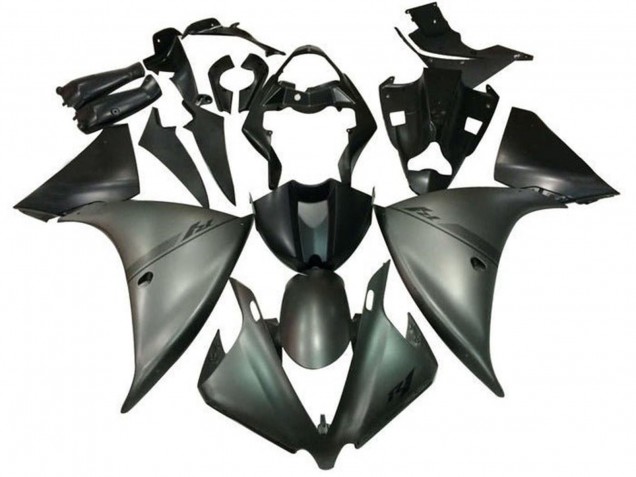 2009-2011 Silver Matte Black Yamaha YZF 1000 R1 Motorcycle Fairings Australia