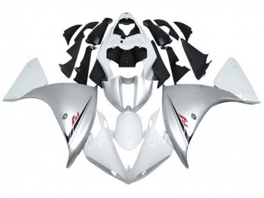 2009-2011 White Silver Black Yamaha YZF 1000 R1 Motorcycle Fairings Australia