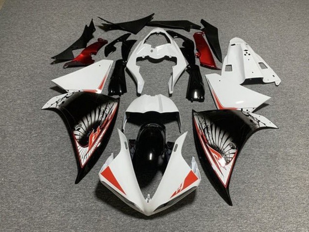 2009-2011 White Red Black Yamaha YZF 1000 R1 Motorcycle Fairing Kits Australia