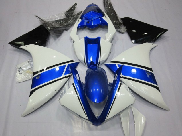 2009-2011 White Blue Black Yamaha YZF 1000 R1 Motorcycle Fairings Australia