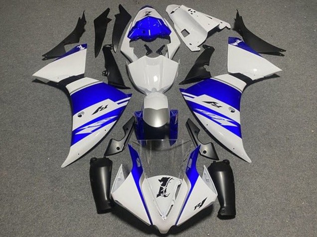 2009-2011 White Blue Silver Black Stripe Yamaha YZF 1000 R1 Motorcycle Fairings Australia