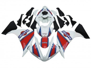 2009-2011 White Red Blue Black Martini Yamaha YZF 1000 R1 Motorcycle Fairings Australia