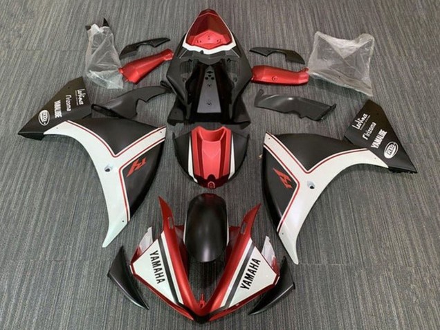 2012-2014 White Red Black Yamaha YZF 1000 R1 Motorcycle Fairings Australia