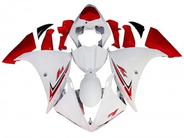 2012-2014 White Red Yamaha YZF 1000 R1 Motorcycle Fairings Australia