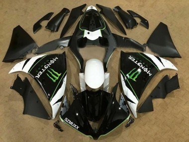 2012-2014 White Black Green Monster Energy SZMUXX Yamaha YZF 1000 R1 Motorcycle Fairings Australia