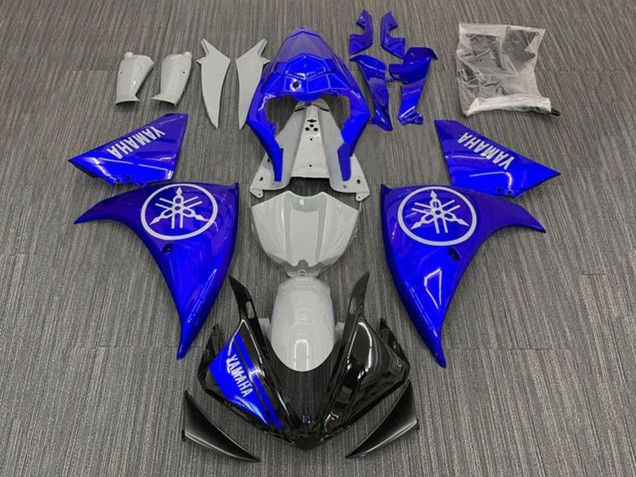 2012-2014 Nardo Grey Blue Black Yamaha YZF 1000 R1 Motorcycle Fairings Australia