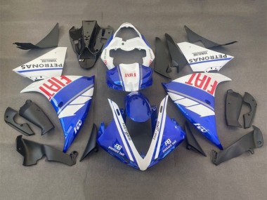 2012-2014 White Blue Red Fiat Yamaha YZF 1000 R1 Motorcycle Fairings Australia