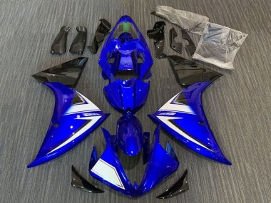 2012-2014 Blue White Black Stripe Yamaha YZF 1000 R1 Motorcycle Fairings Australia