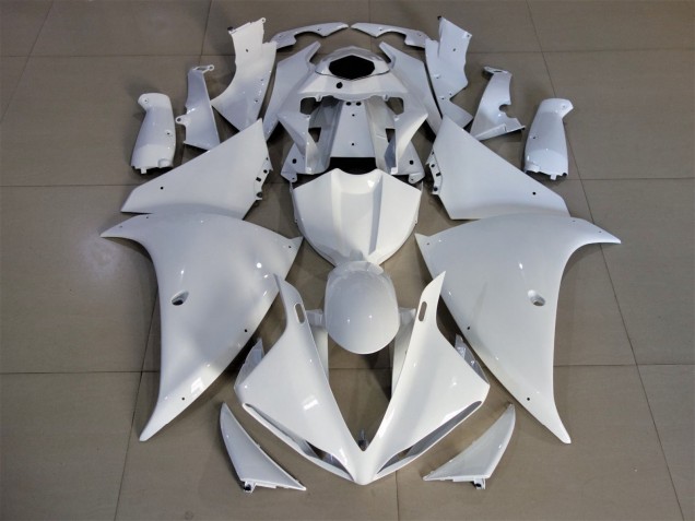 2012-2014 White Yamaha YZF 1000 R1 Motorcycle Fairings Australia