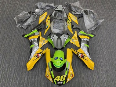 2015-2019 Yellow Green Shark 46 Yamaha YZF 1000 R1 Motorcycle Fairings Australia