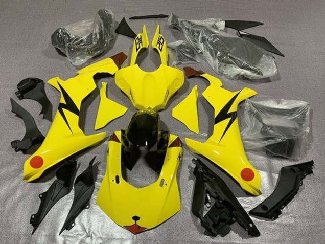2015-2019 Yellow Red Pikachu Yamaha YZF 1000 R1 Motorcycle Fairings Australia