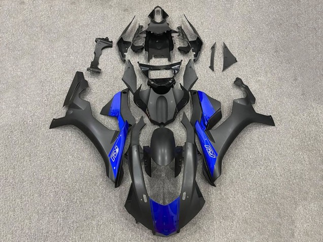 2015-2019 Matte Black Blue Yamaha YZF 1000 R1 Motorcycle Fairings Australia