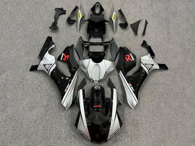 2015-2019 Silver Black Yamaha YZF 1000 R1 Motorcycle Fairings Australia