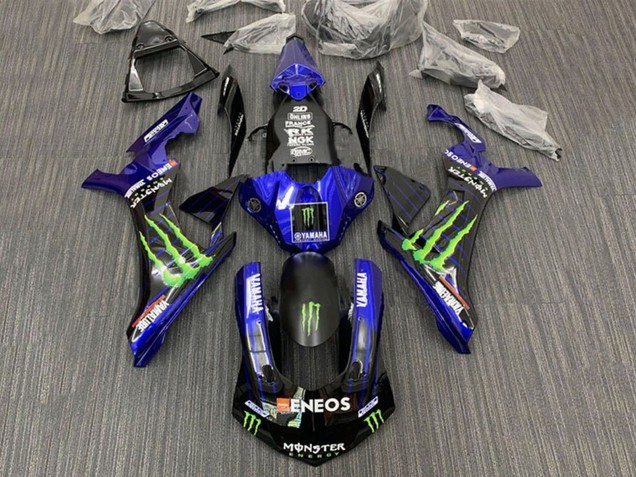 2015-2019 Blue Black Monster ENEOS Yamaha YZF 1000 R1 Motorcycle Fairings Australia