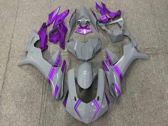 2015-2019 Nardo Grey Purple Yamaha YZF 1000 R1 Motorcycle Fairings Australia