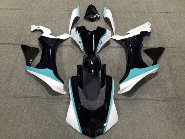 2015-2019 Black White Teal Blue Yamaha YZF 1000 R1 Motorcycle Fairings Australia