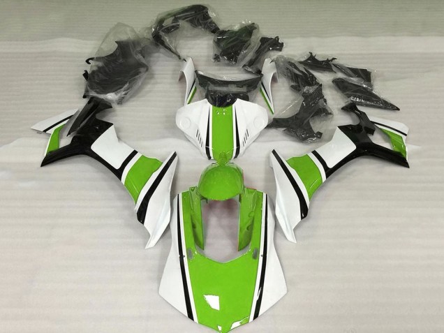 2015-2019 White Green Black Yamaha YZF 1000 R1 Motorcycle Fairings Australia