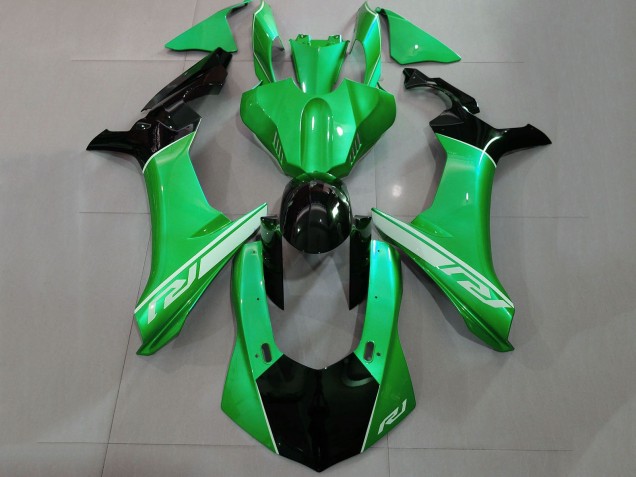 2015-2019 Green Glossy Black Silver Yamaha YZF 1000 R1 Motorcycle Fairings Australia