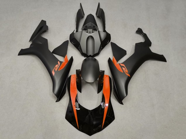 2015-2019 Matte Black Glossy Black Orange Yamaha YZF 1000 R1 Motorcycle Fairings Australia