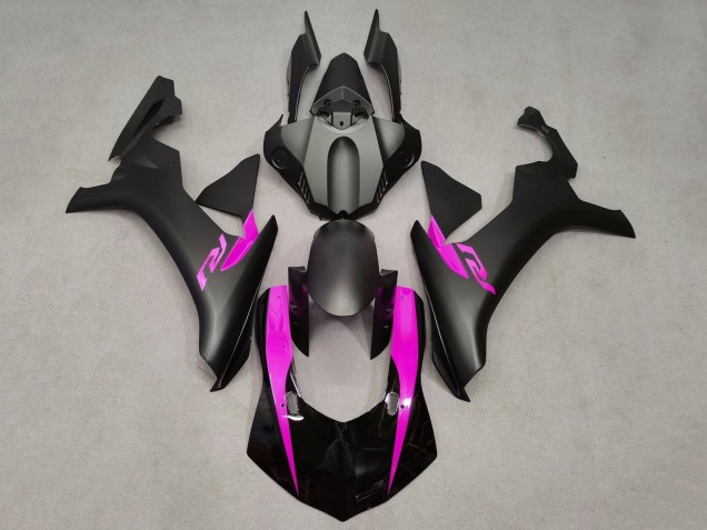 2015-2019 Matte Black Glossy Black Pink Yamaha YZF 1000 R1 Motorcycle Fairings Australia