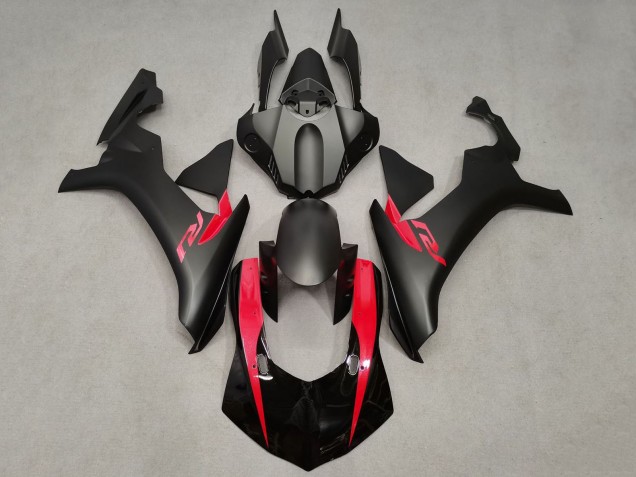 2015-2019 Matte Black Glossy Black Red Yamaha YZF 1000 R1 Motorcycle Fairings Australia