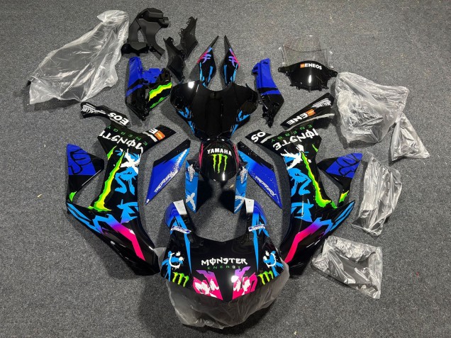 2020-2025 Black Blue Pink Monster Yamaha YZF 1000 R1 Motorcycle Fairings Australia
