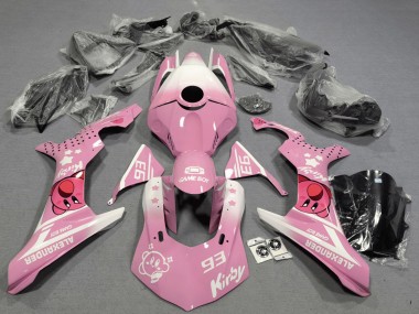 2020-2025 Pink White Kirby Yamaha YZF 1000 R1 Motorcycle Fairings Australia