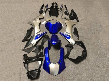 2020-2025 Silver Blue Glossy Black Yamaha YZF 1000 R1 Motorcycle Fairings Australia