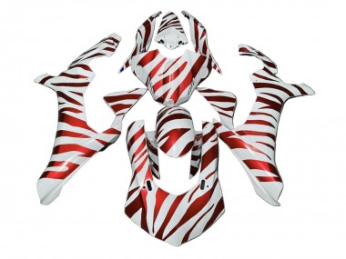 2020-2025 White Red Zebra Yamaha YZF 1000 R1 Motorcycle Fairings Australia
