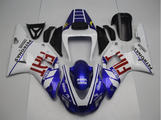 1998-1999 White Blue Red Yellow Fiat Petronas Motul Yamaha YZF 1000 R1 Motorcycle Fairings Australia