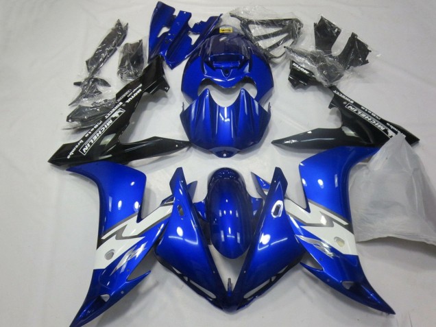 2004-2006 Blue White Glossy Black Yamaha YZF 1000 R1 Motorcycle Fairings Australia