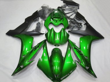 2004-2006 Green Matte Black Yamaha YZF 1000 R1 Motorcycle Fairings Australia