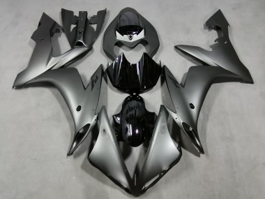 2004-2006 Matte Silver Glossy Black Yamaha YZF 1000 R1 Motorcycle Fairings Australia