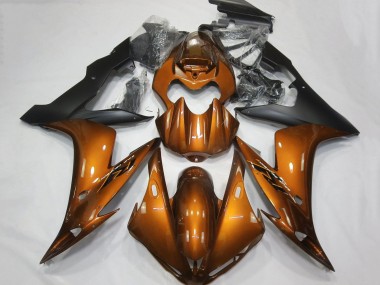 2004-2006 Orange Matte Black Yamaha YZF 1000 R1 Motorcycle Fairings Australia